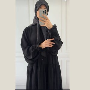 عبا مشکی کریشه